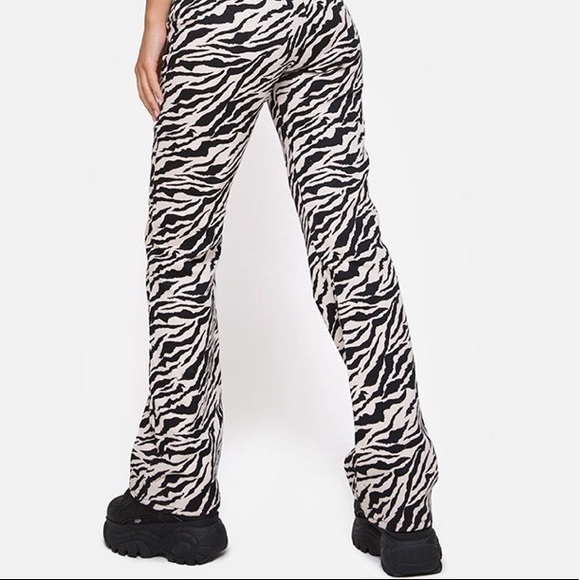Motel Rocks Zebra Print Flare Pants - Picture 4 of 9
